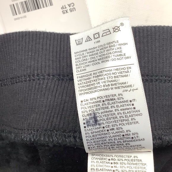 ATHLETA Recover Cozy Jogger Size XS Black Pants Women Velour Solid Pull On New - Picture 4 of 6